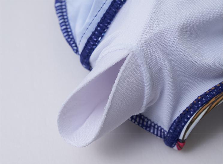 Traje de baño de dos piezas con espalda descubierta y cordones para mujer, bikini estampado con abertura