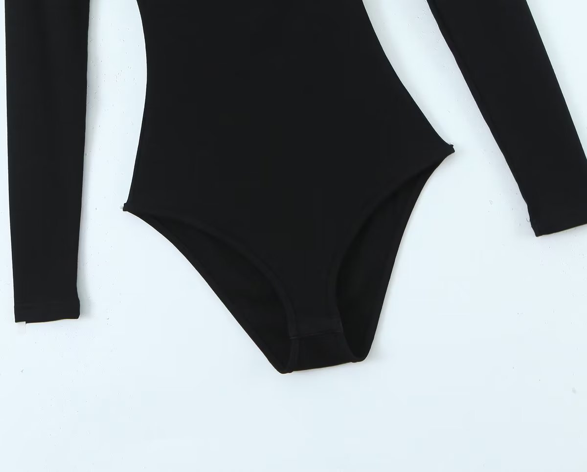 Spring Sexy Sexy Slim Fit Slimming Hollow Out Cutout Backless Tied Long Sleeves Knitted Jumpsuit Crisscross