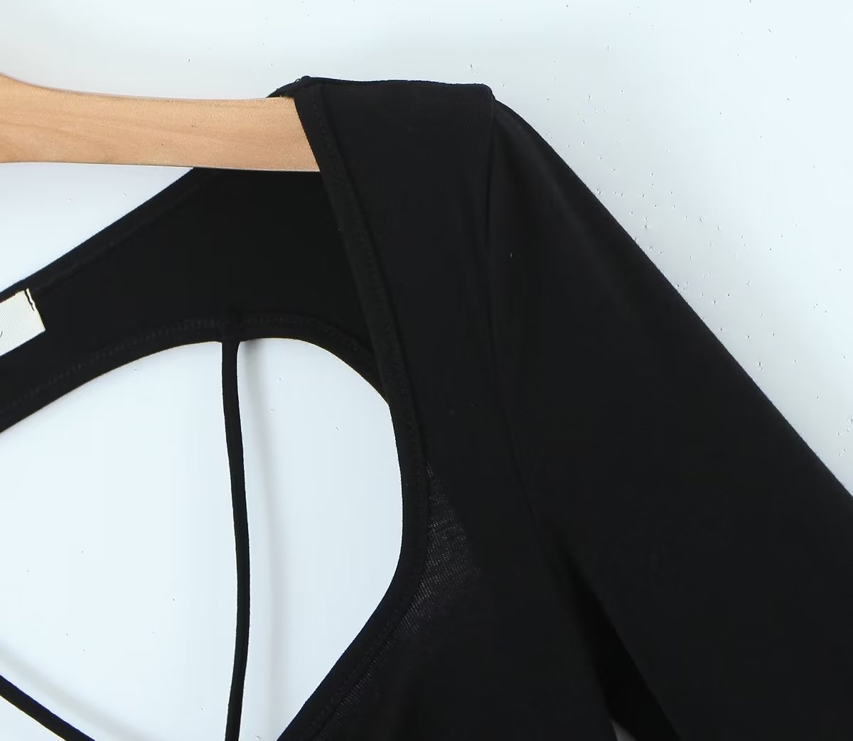 Spring Sexy Sexy Slim Fit Slimming Hollow Out Cutout Backless Tied Long Sleeves Knitted Jumpsuit Crisscross