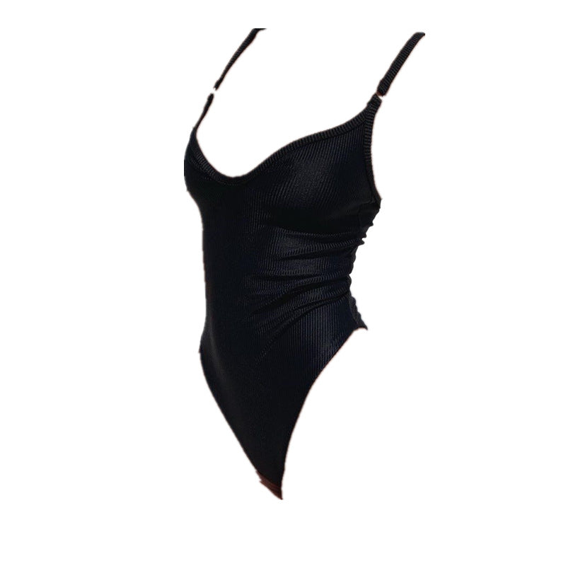 Bikini sexy de una pieza para mujer, traje de baño conservador de nailon Xingcheng