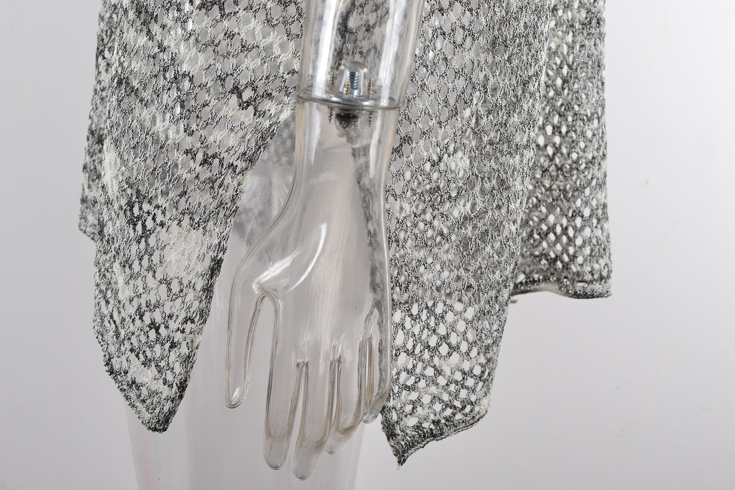 Summer Beach Cover Up Gradient Hollow Out Cutout Knitted Sun Protection Shirt Blouse