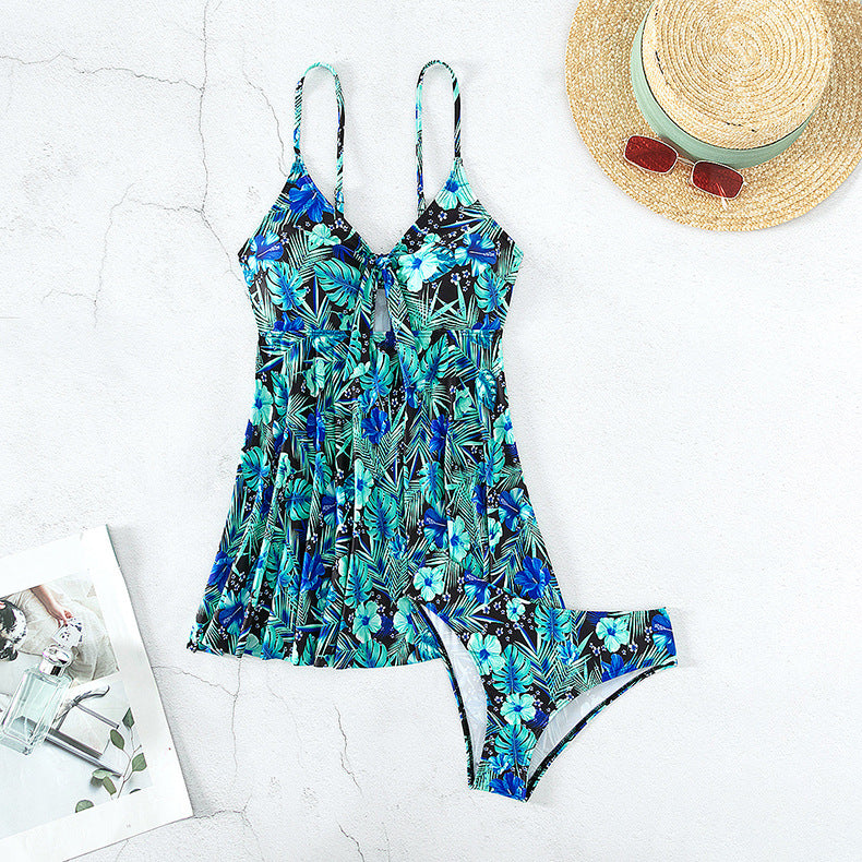 Swimwear Split Women Dress Sexy Suspender Briefs African Swimsuit