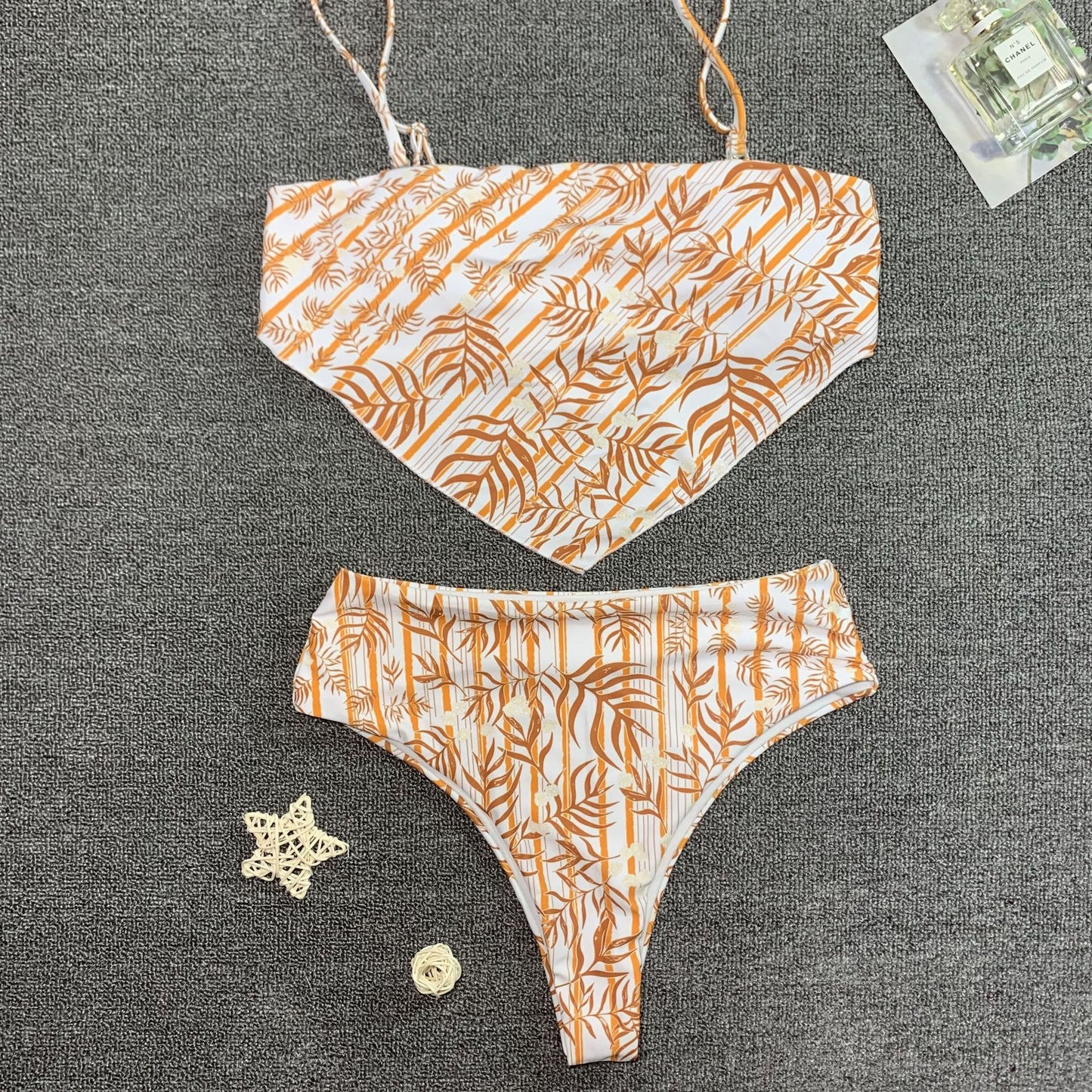 Leaves High-Waisted