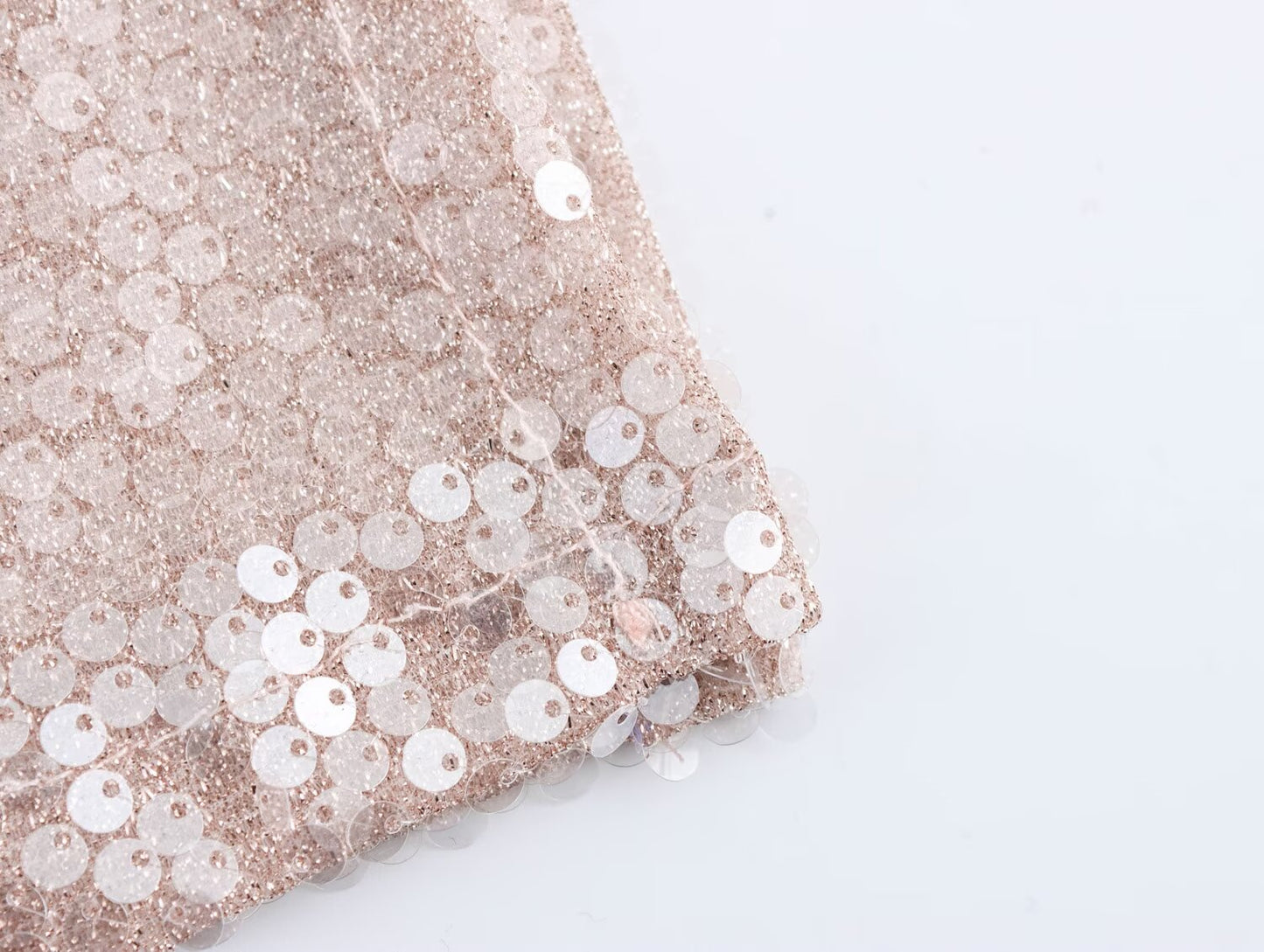 Women French Sequin Pleated Halter Dress