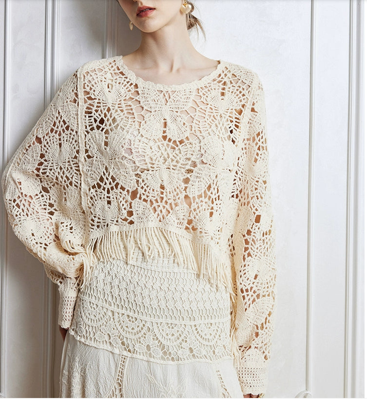 Women Spring And Autumn Solid Color Long Sleeve Blouse