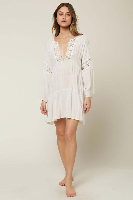 Lace Beach Jacket Head Bikini Cover up Seaside Vacation Swimsuit Blouse