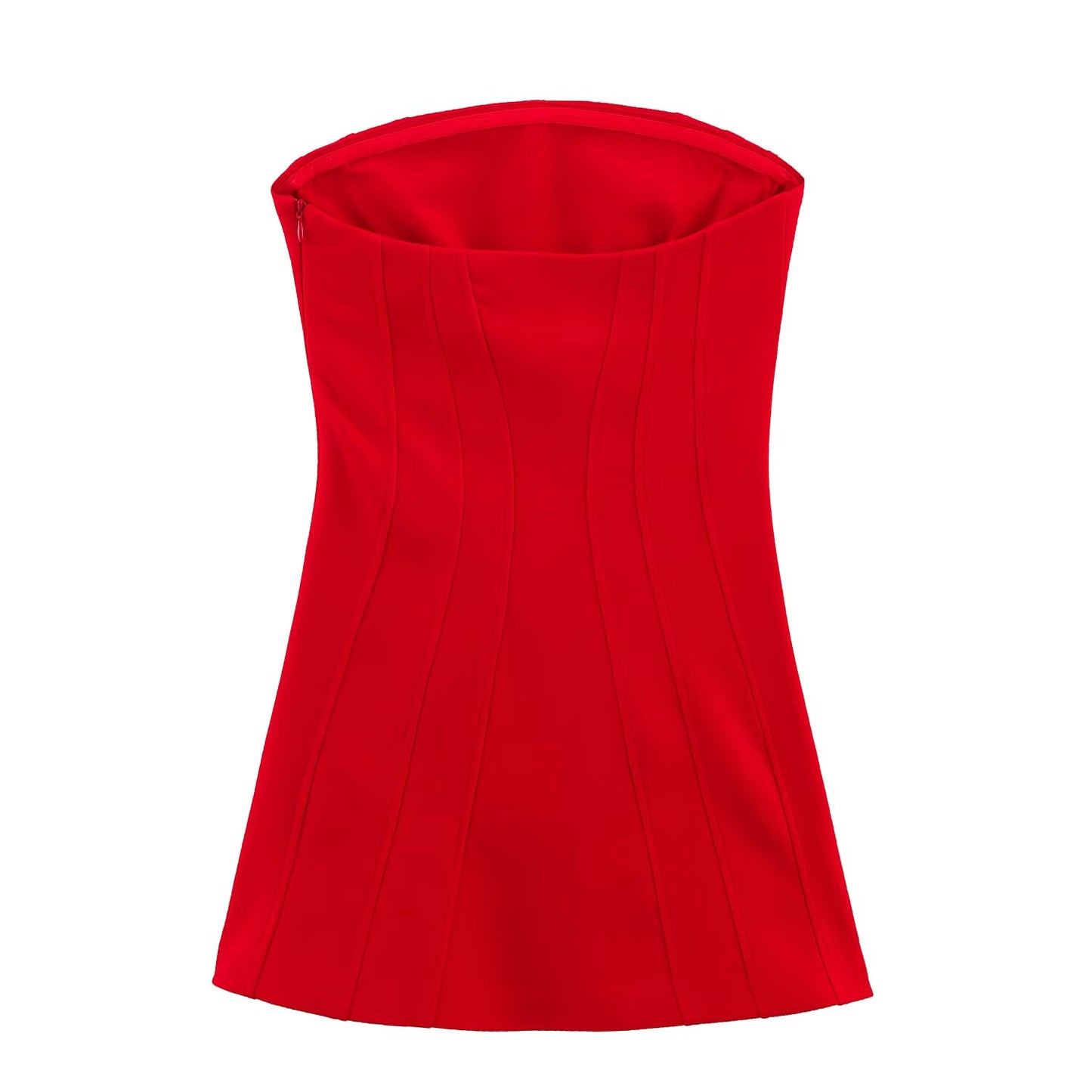 Women Clothing Summer Simple Slim Tube Top Short Dress
