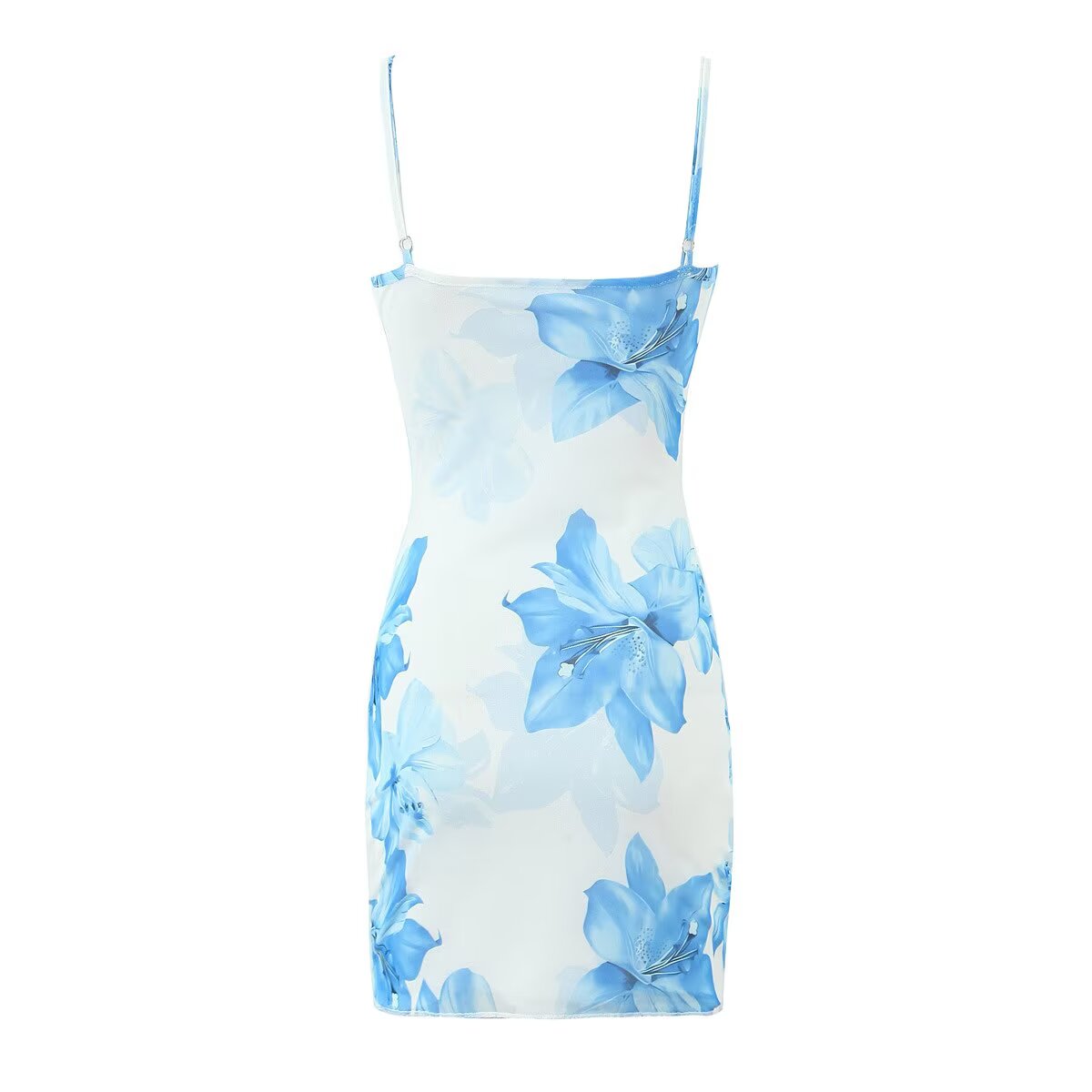 Summer Sexy Print Slim Fit Slimming Spaghetti Straps Hip Dress