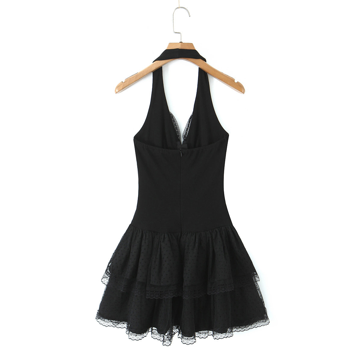 Women Clothing Summer Pure Sweet Spicy Bow Bandage Fairy Spaghetti Strap Dress