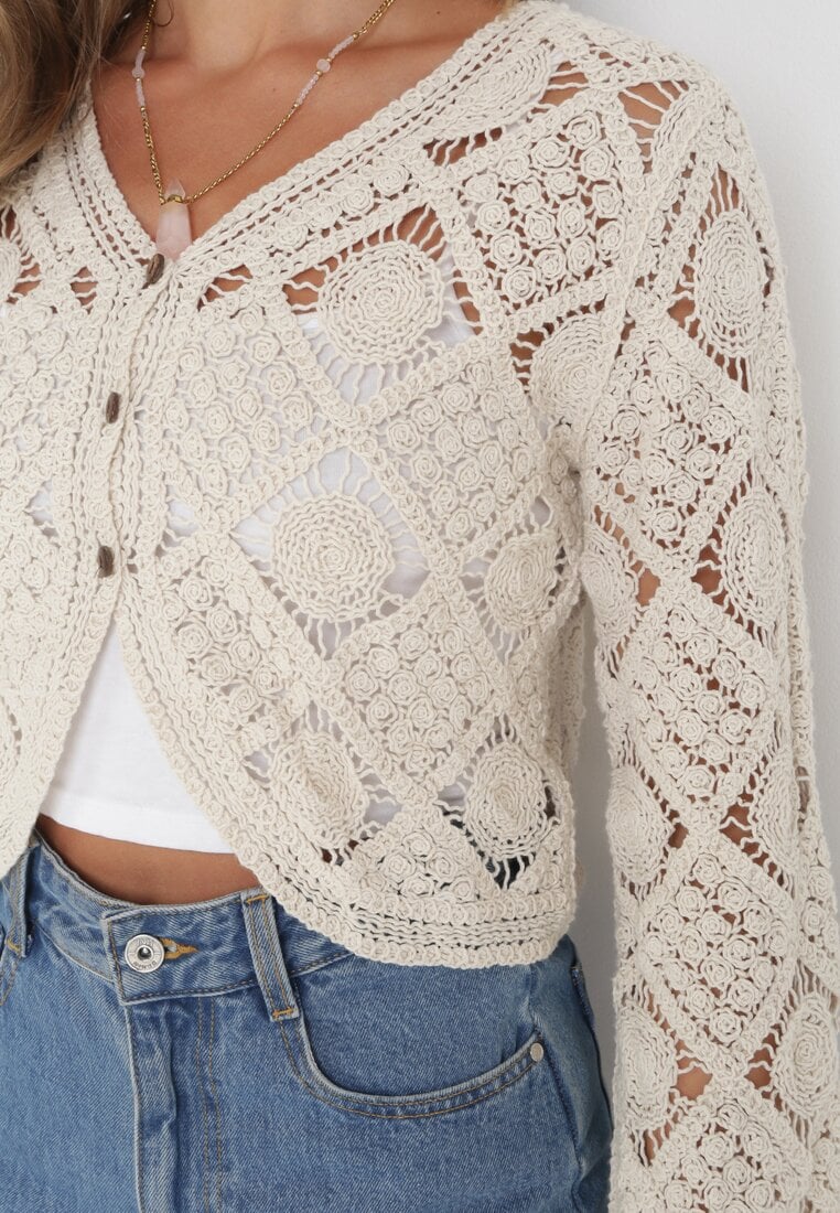 Women Spring Autumn Knitted Long Sleeved Cardigan