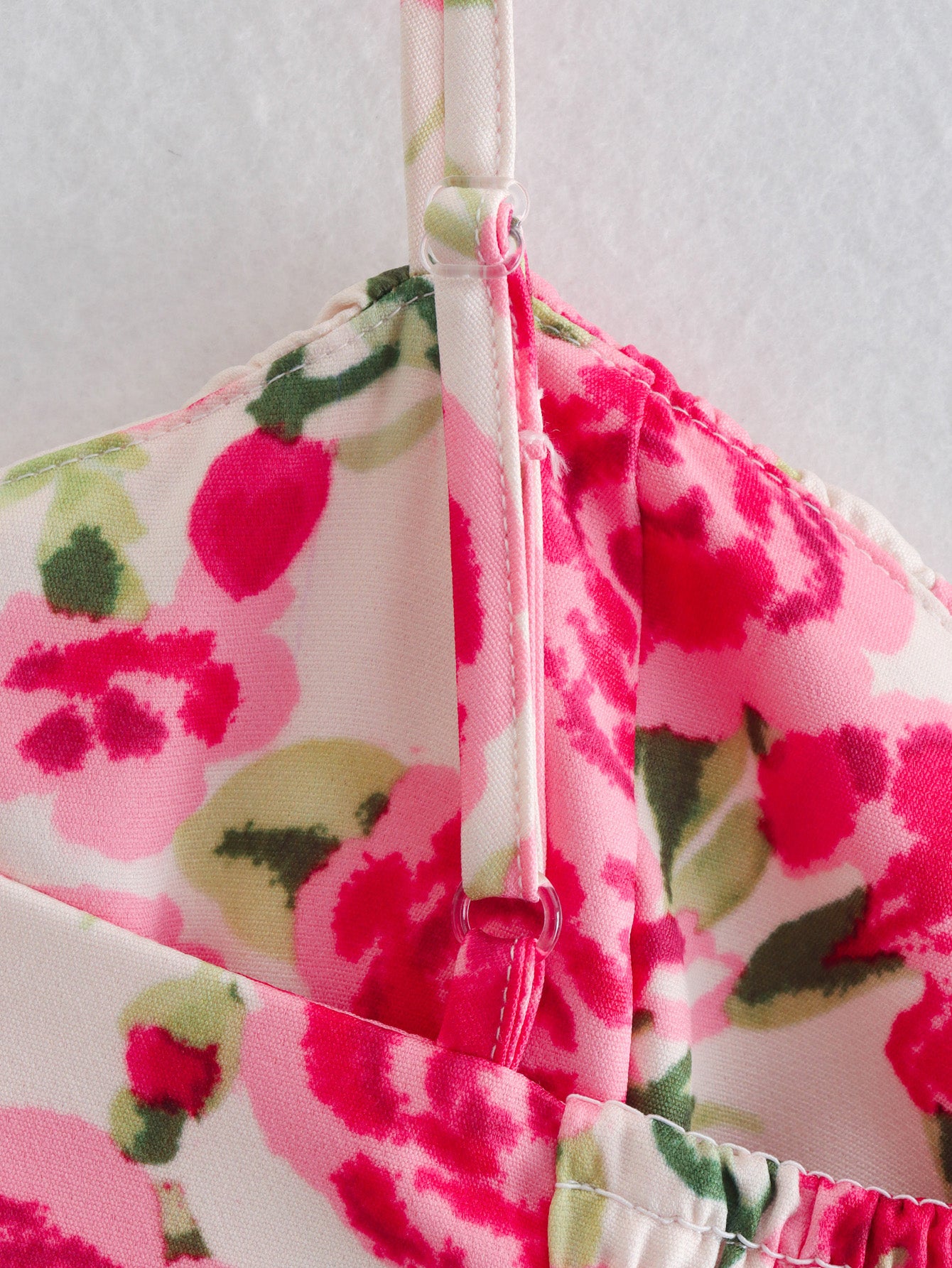 Spring Women Floral Print Corset Dress SHE