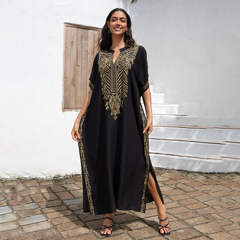 Dress Vacation Beach Coat Dress Beach Cover Up Sun Protection Clothing Women EvenStar