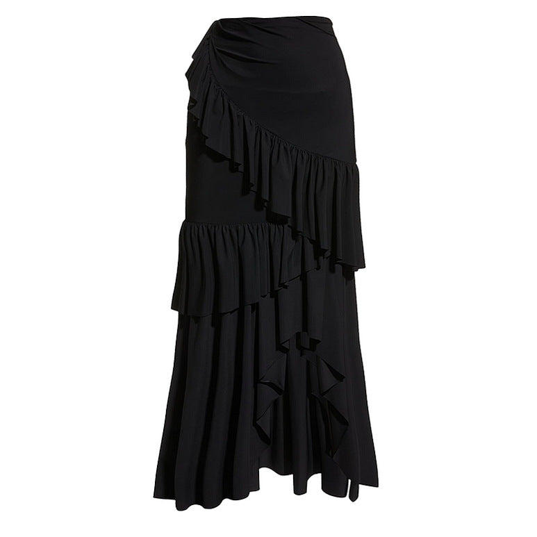 Black Round Skirt