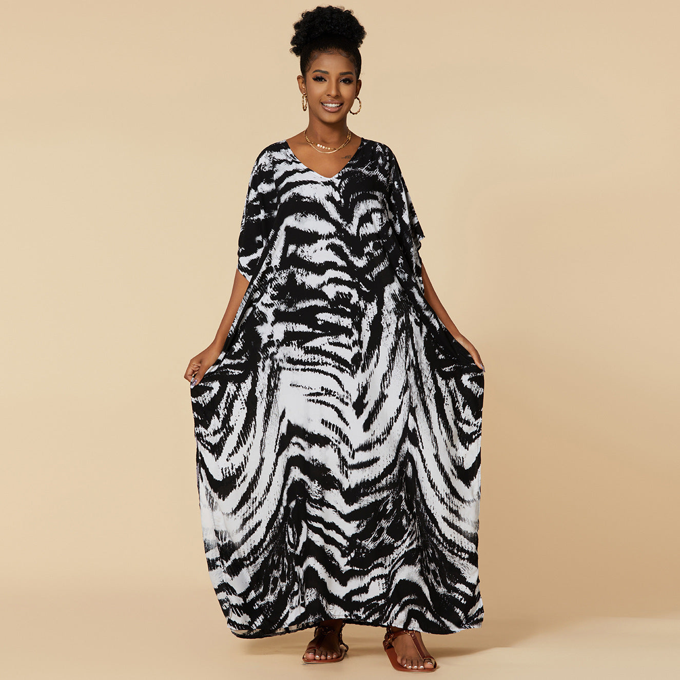 Black And Gray Zebra