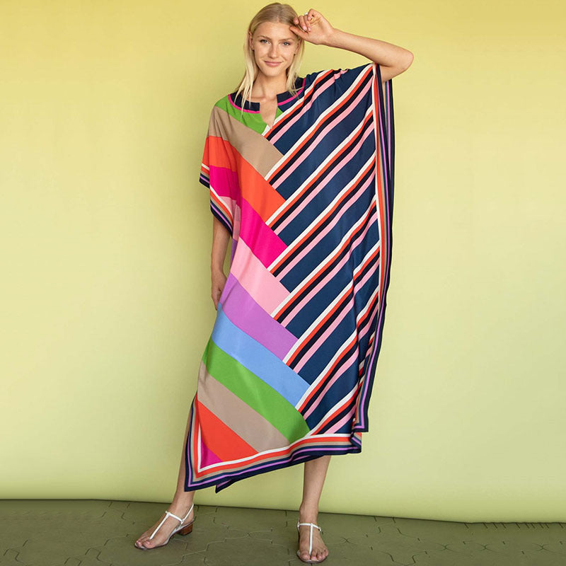 Rainbow Oblique Lines