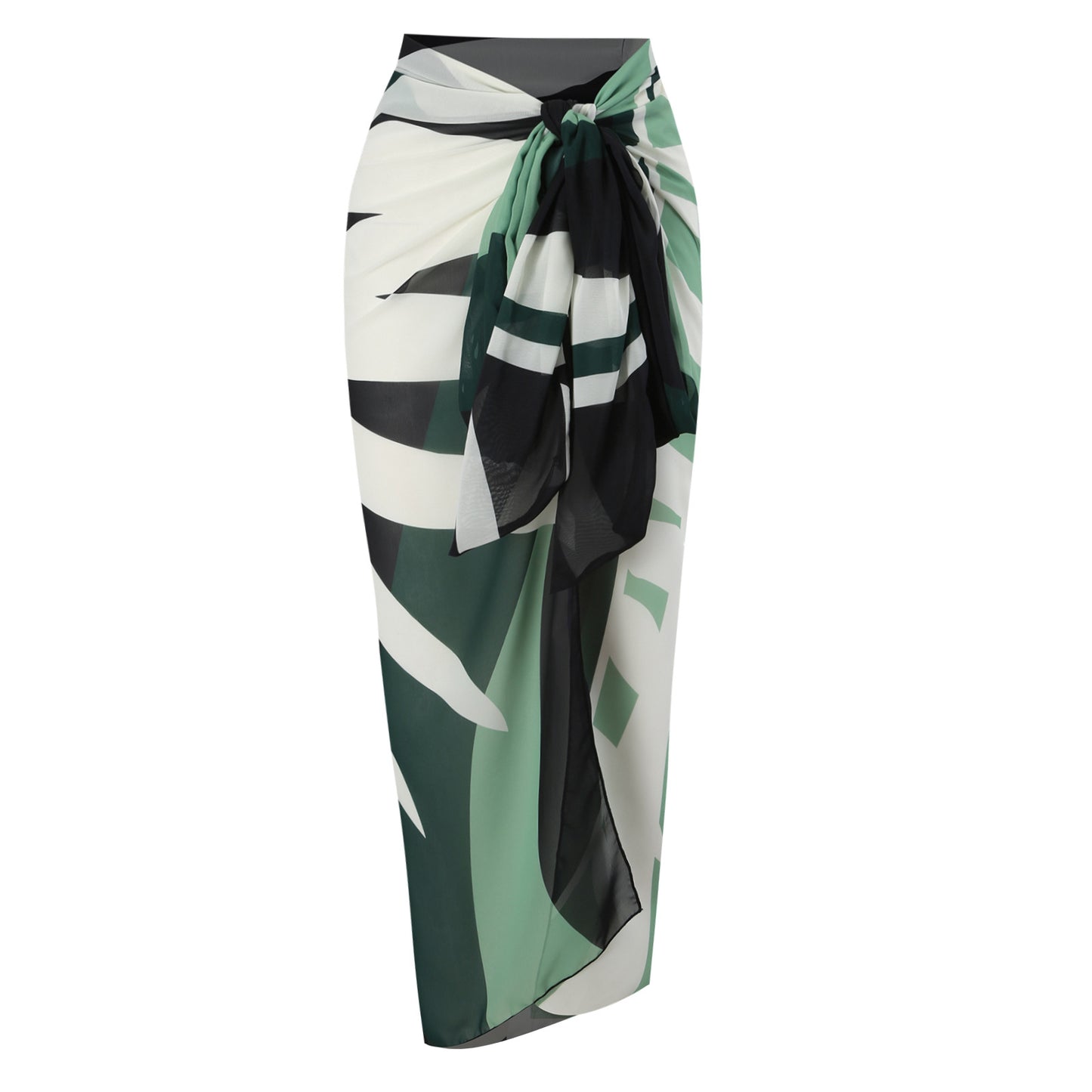Green Wrap Skirt