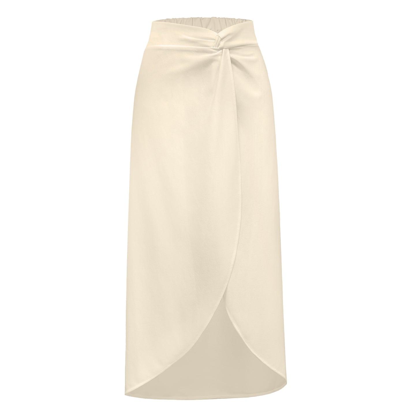 Beige Wrap Skirt