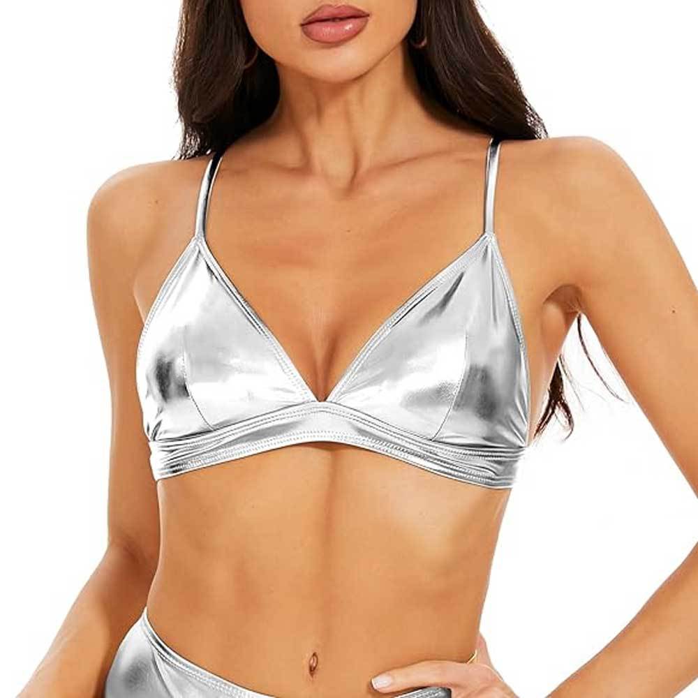 Maillot de bain deux pièces à lacets et bikini fendu