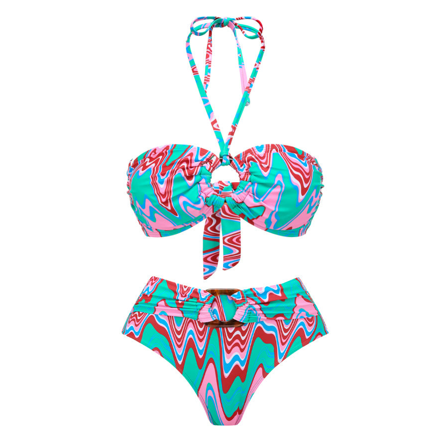 Blue Stripe Swimsuit