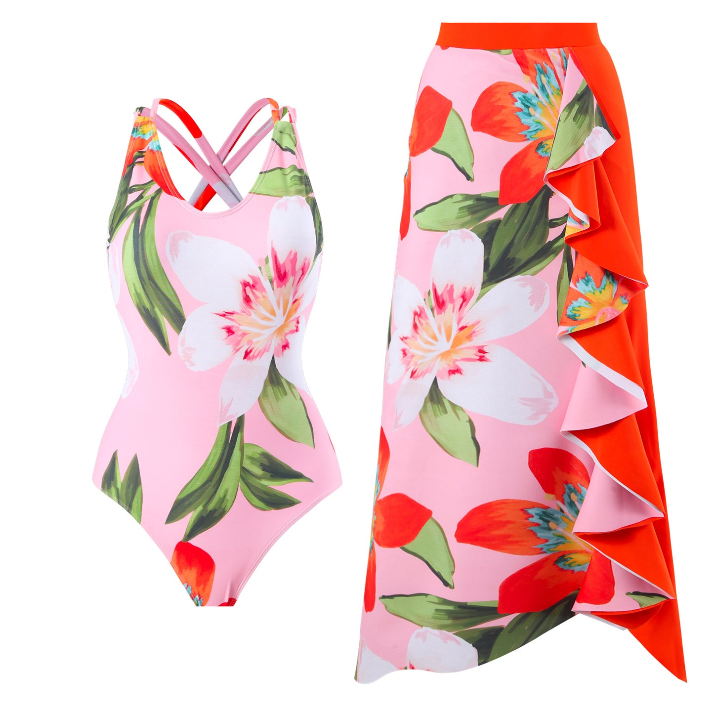 Traje de baño de una pieza de color sólido para mujer, estilo retro francés que cubre el vientre fino para nadar