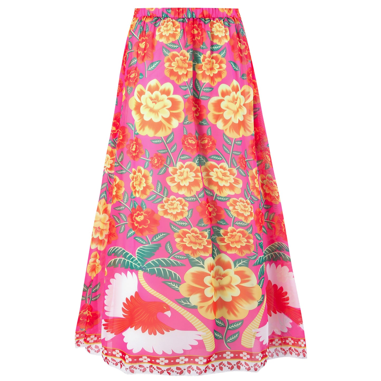 Red round Skirt1