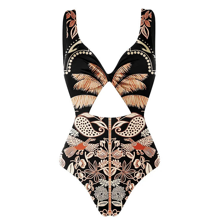 Traje de baño de una pieza adelgazante sexy de primavera para mujer