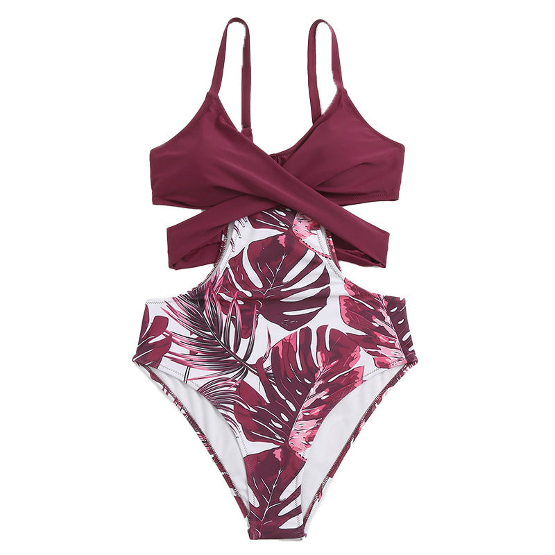Swimsuit Summer Bikini Skinny Hollow Out Cutout Swimsuit Women