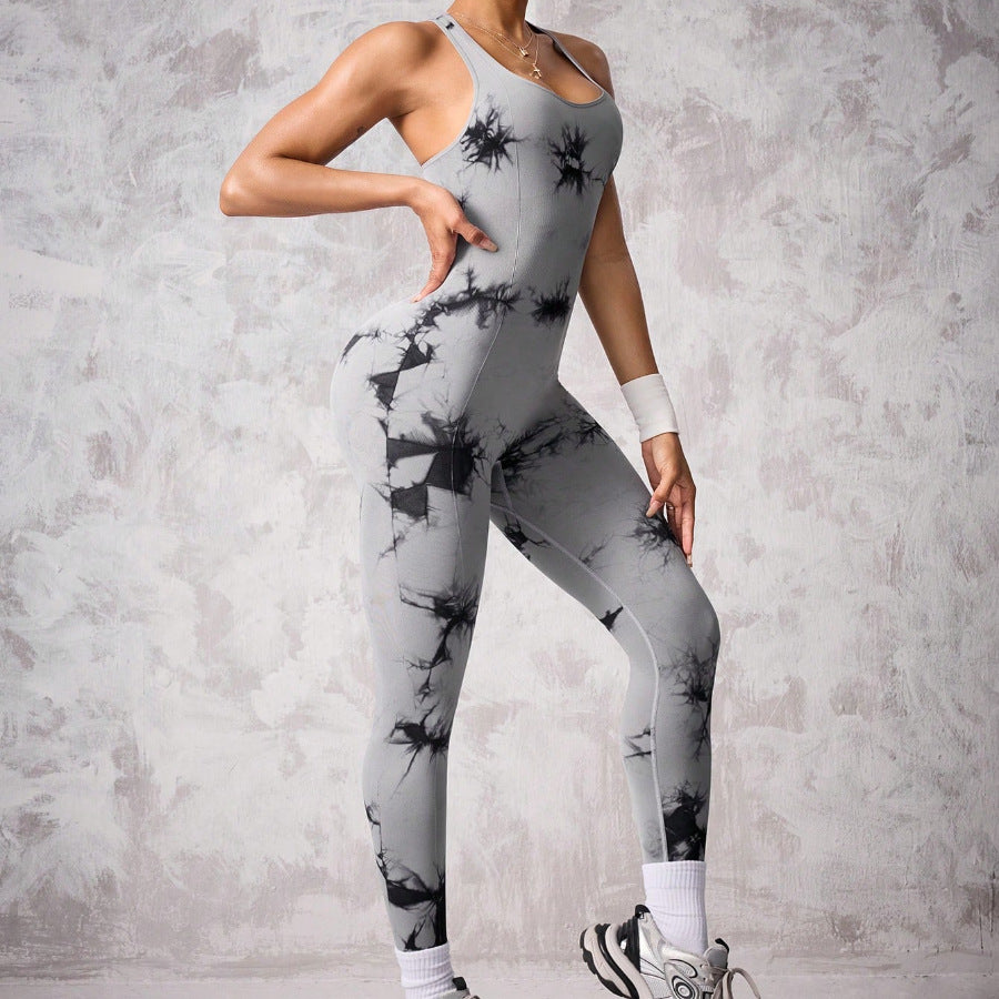 Tie-Dyed Black and Gray