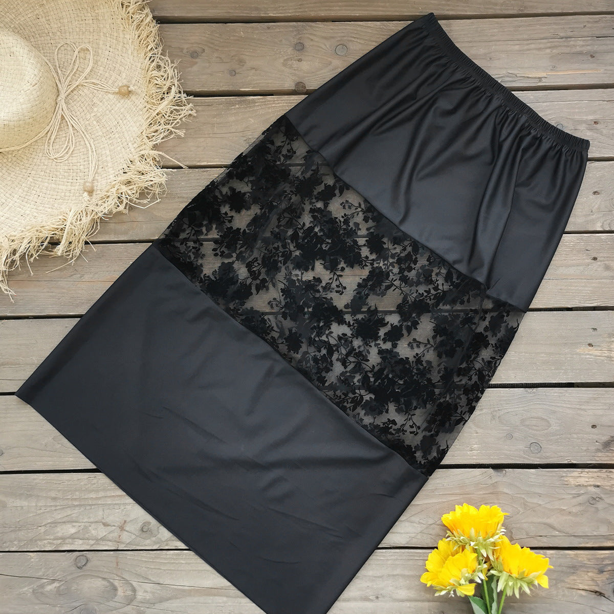 Black Lace Skirt