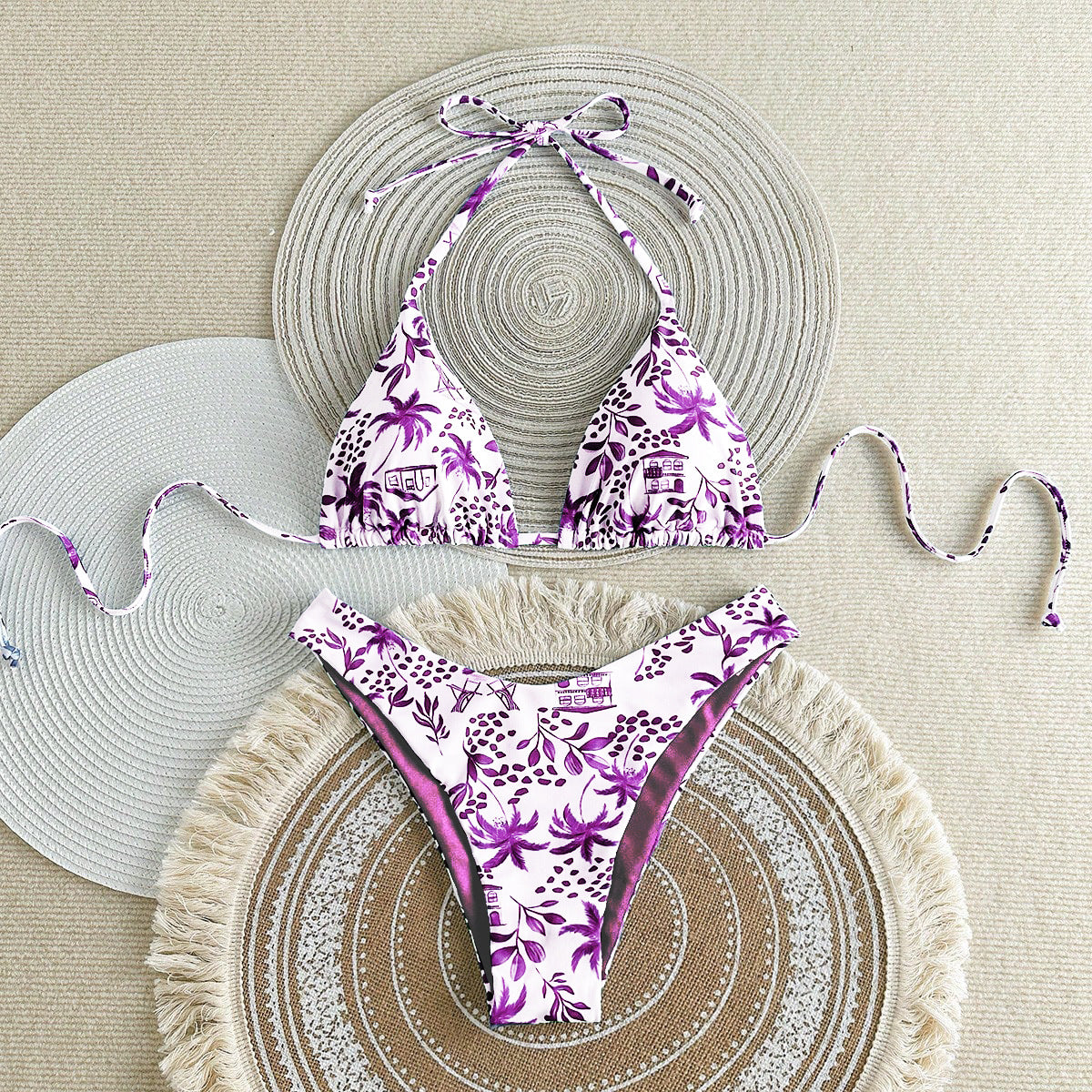 Purple Coconut Tree