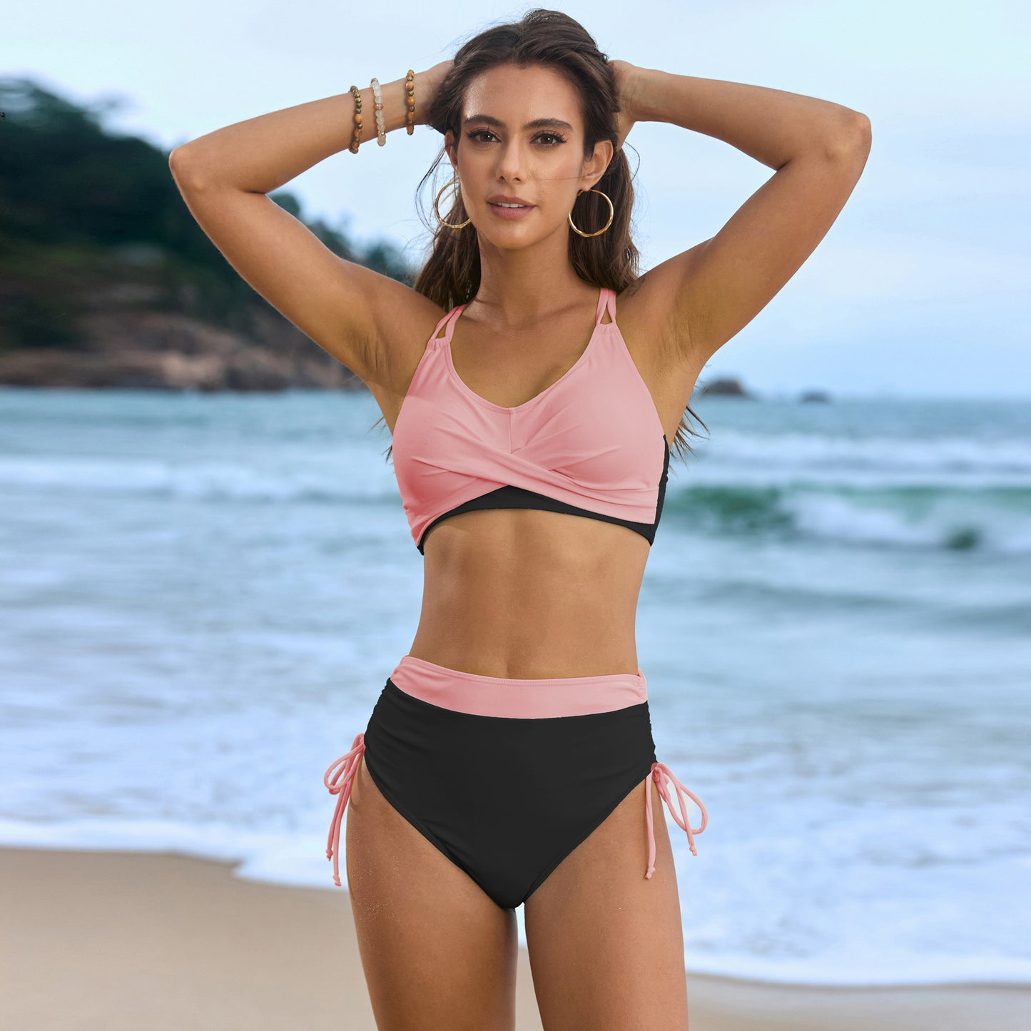 Pink Black Pieces
