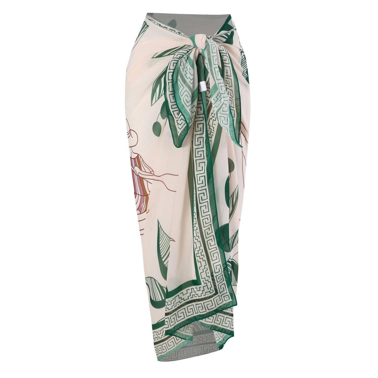 Green Wrap Skirt