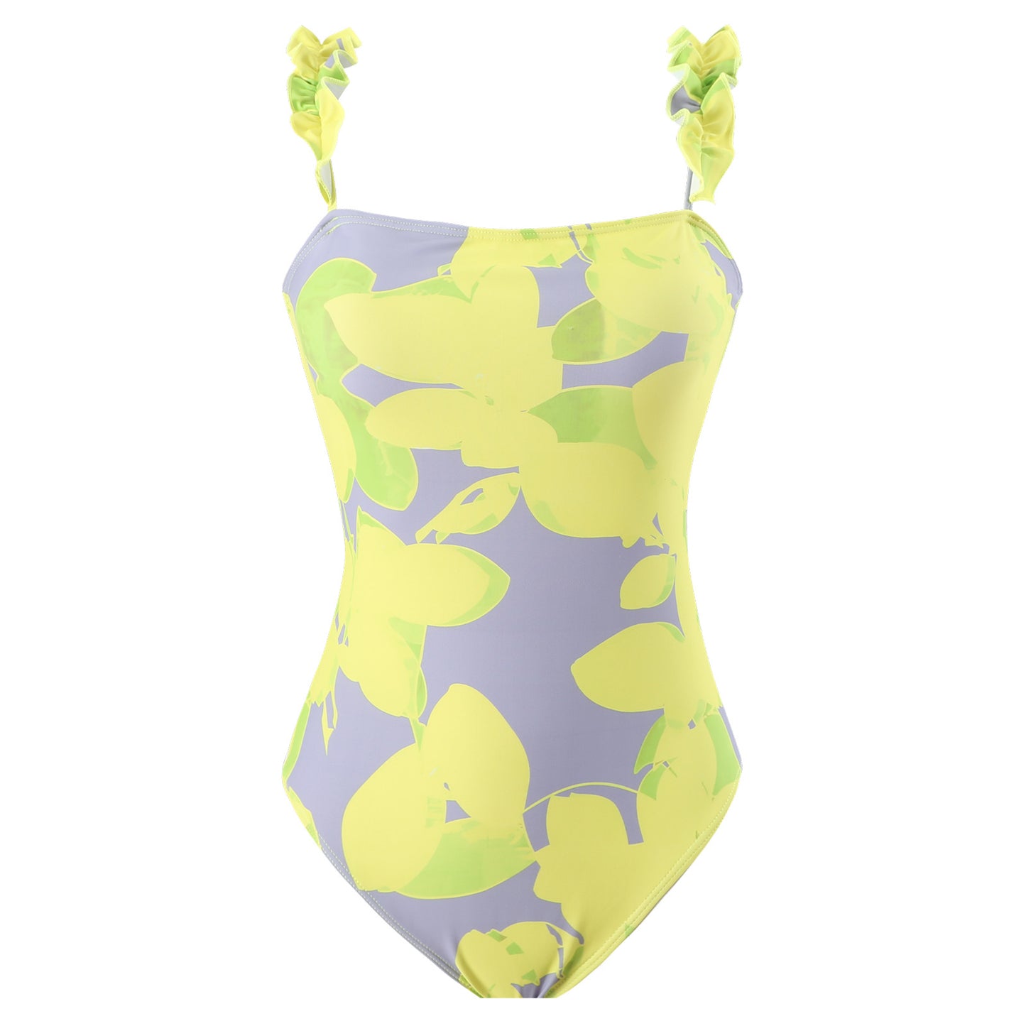 Traje de baño de una pieza sexy para mujer, falda de gasa adelgazante, traje de baño