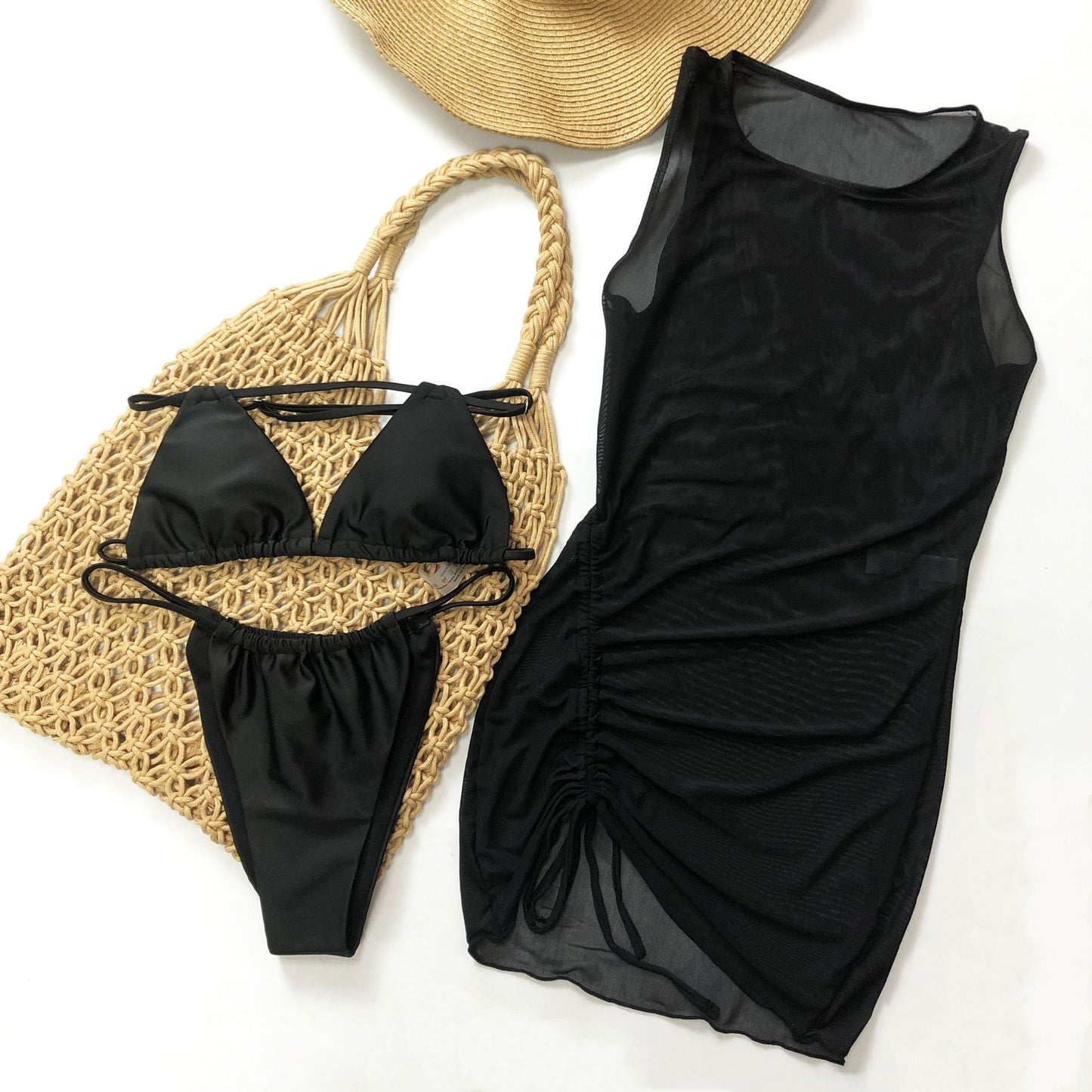 Black Three-Piece Suit