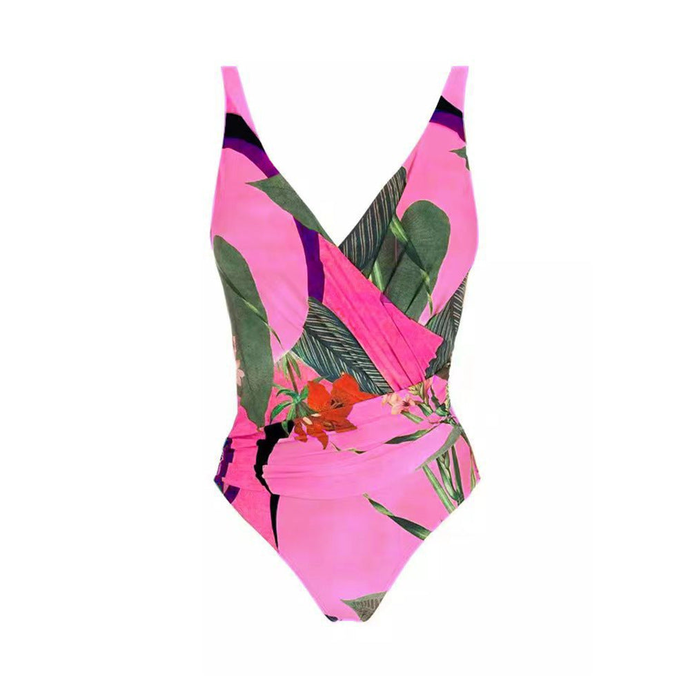 Purple Bottom One-Piece Swimsuit