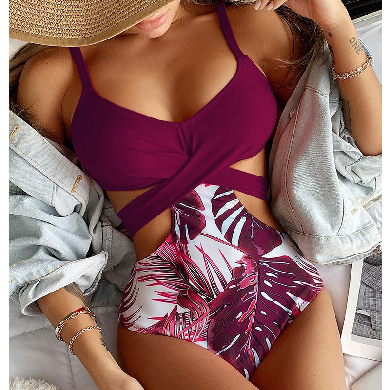 Swimsuit Summer Bikini Skinny Hollow Out Cutout Swimsuit Women