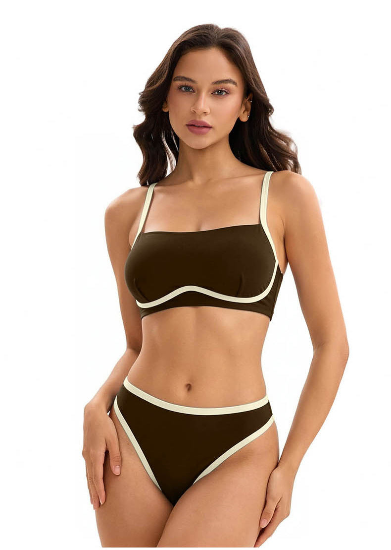Arrival Bikini Swimsuit Women Sexy Three Piece Sets Long Sleeved Blouse Bianco