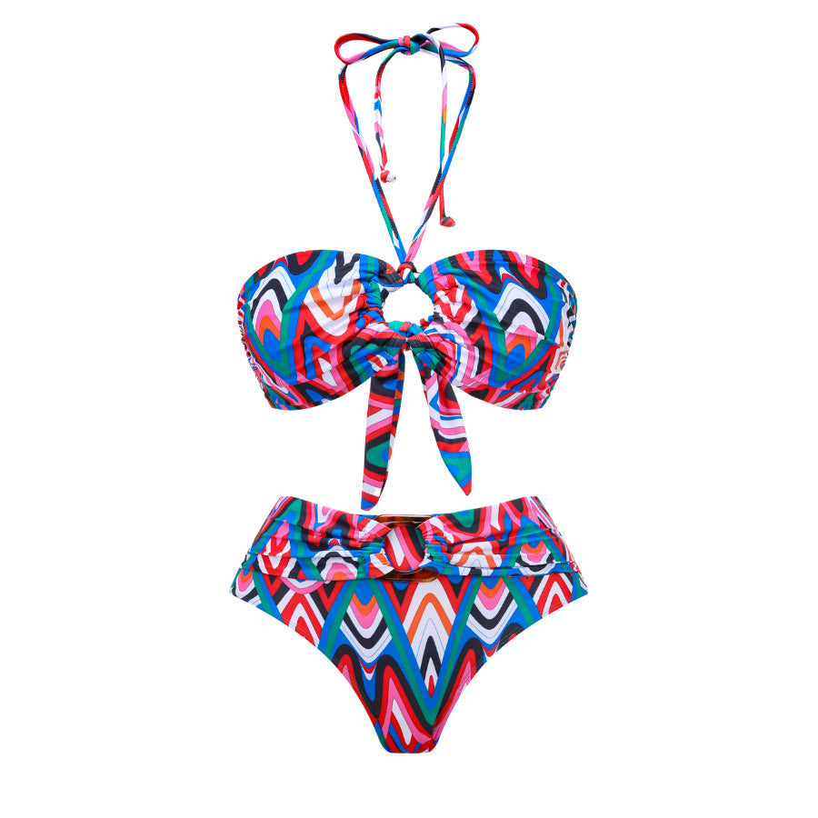 Red Stripe Swimsuit