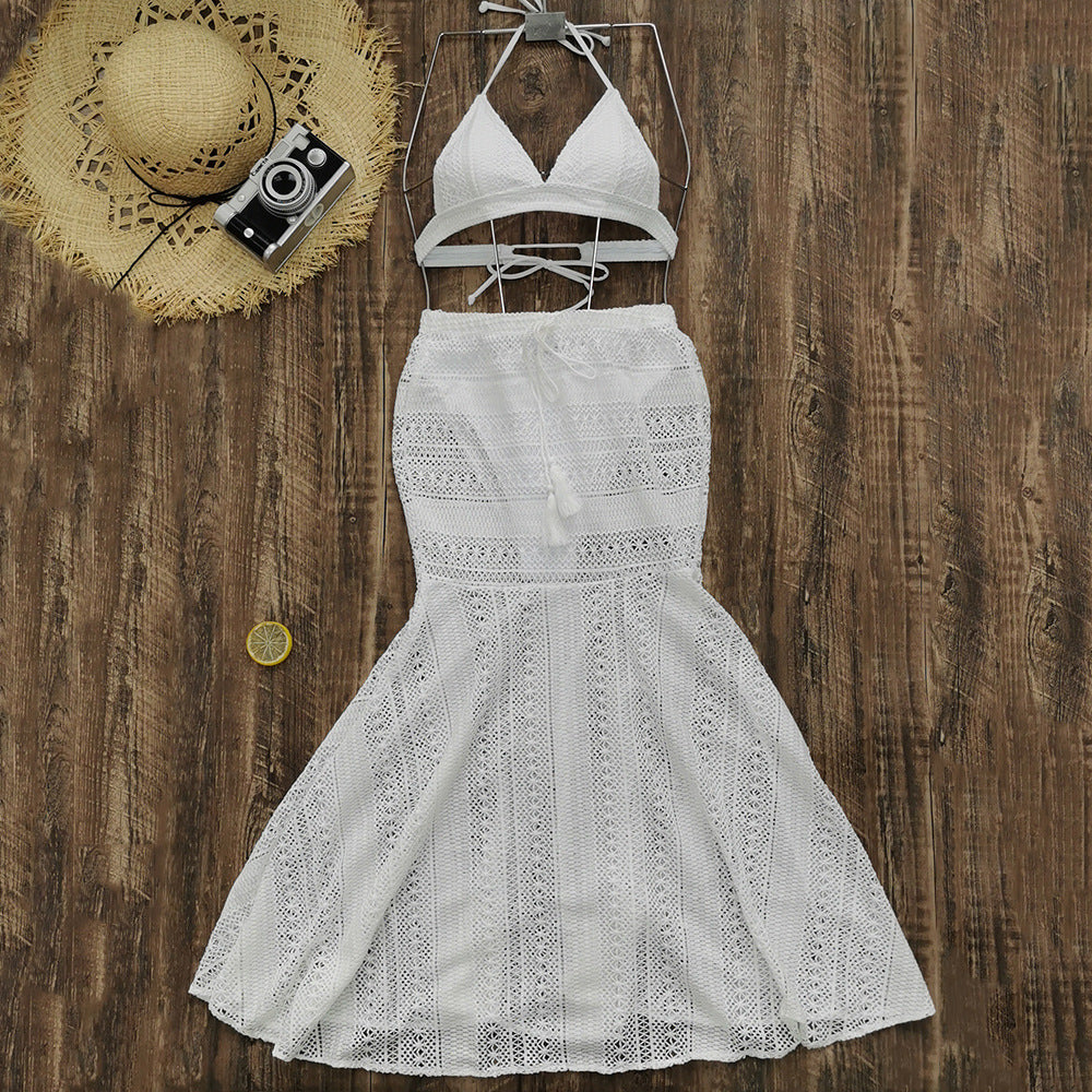 White Three-Piece Set