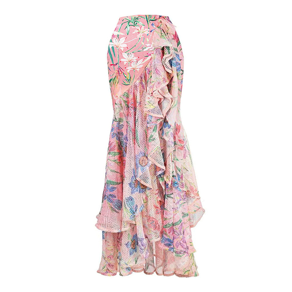 Pink Long Skirt