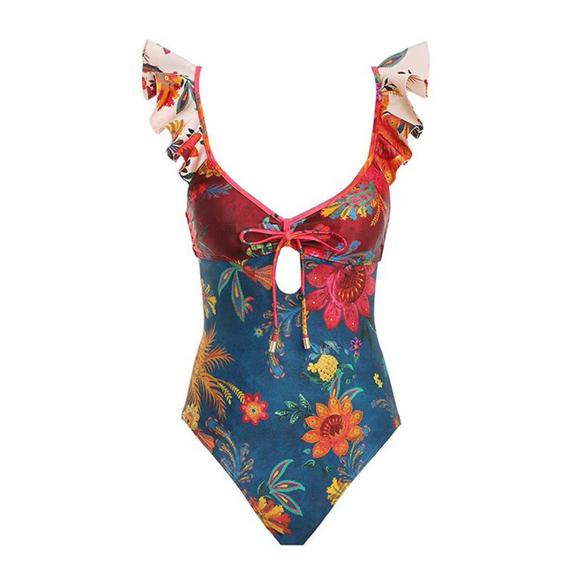 Traje de baño sexy adelgazante para mujer, popular traje de baño con barriga cubierta
