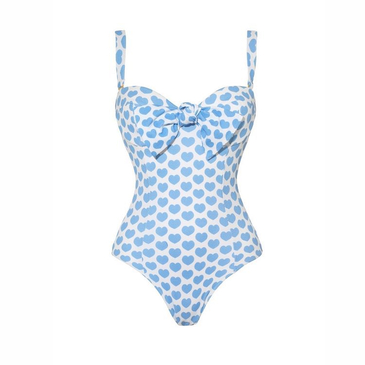 Blue One-Piece