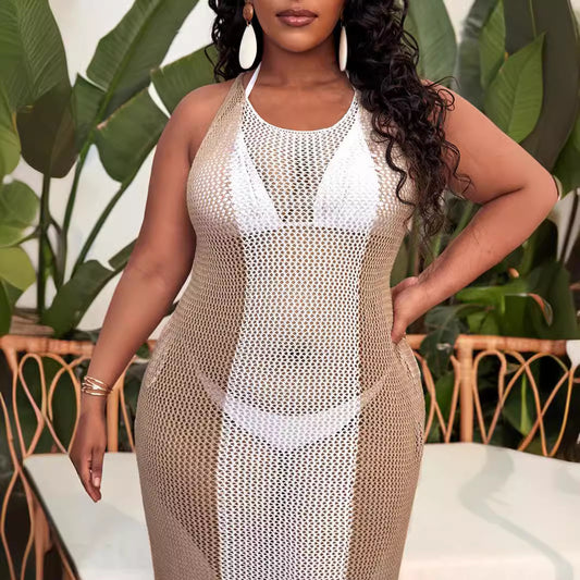 Suéter Traje de baño Blusa Vestido de lana de verano Ahuecado Recorte Ropa de mujer Suéter