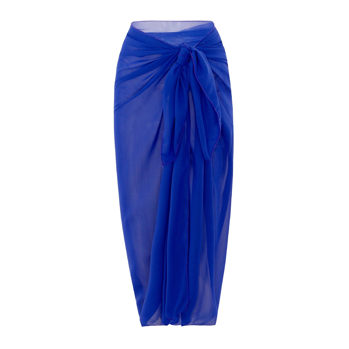 Blue Wrap Skirt
