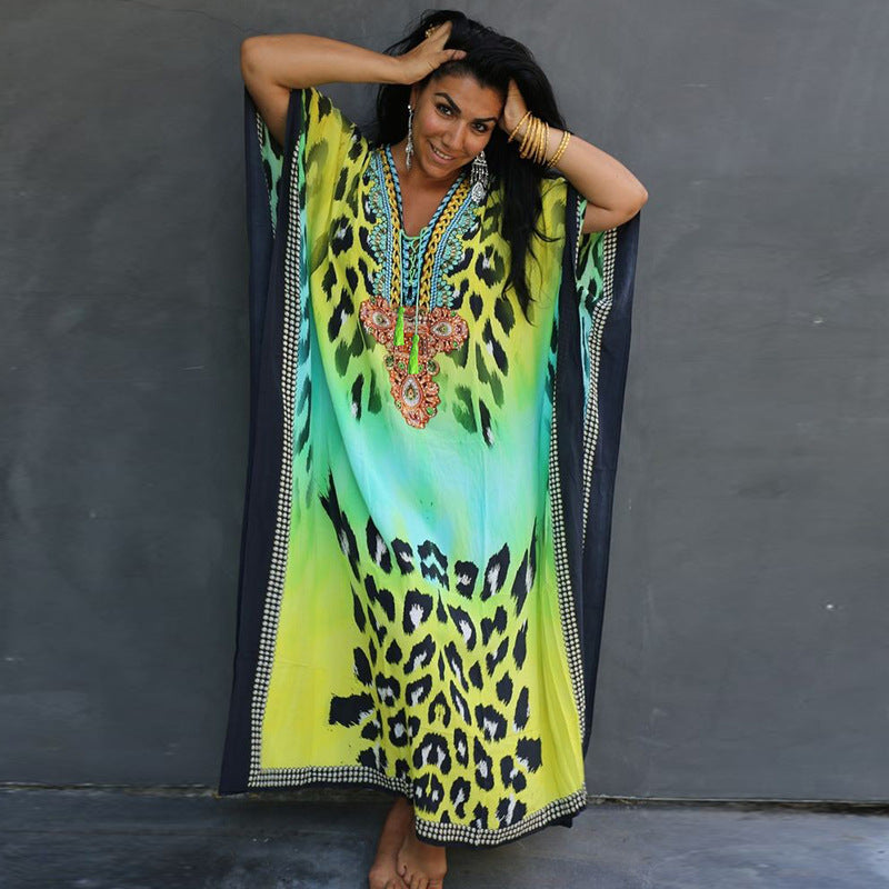 Yellow Green Leopard