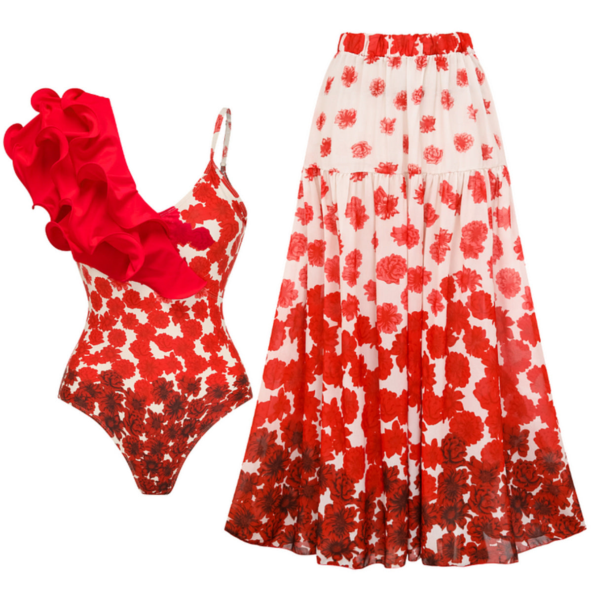 Red Suit Skirt Size