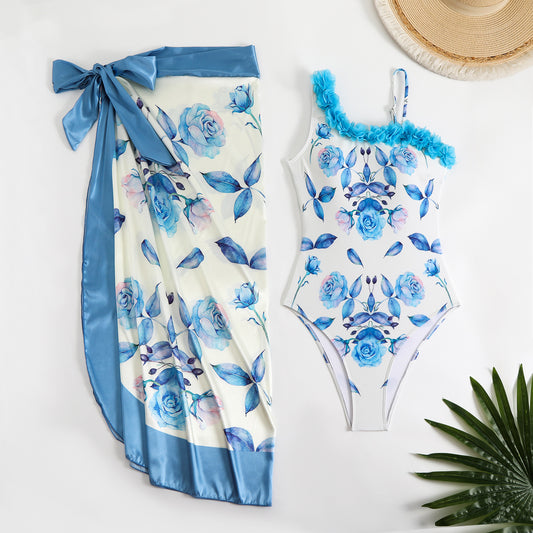 Maillot de bain une pièce imprimé style bohème pour femme