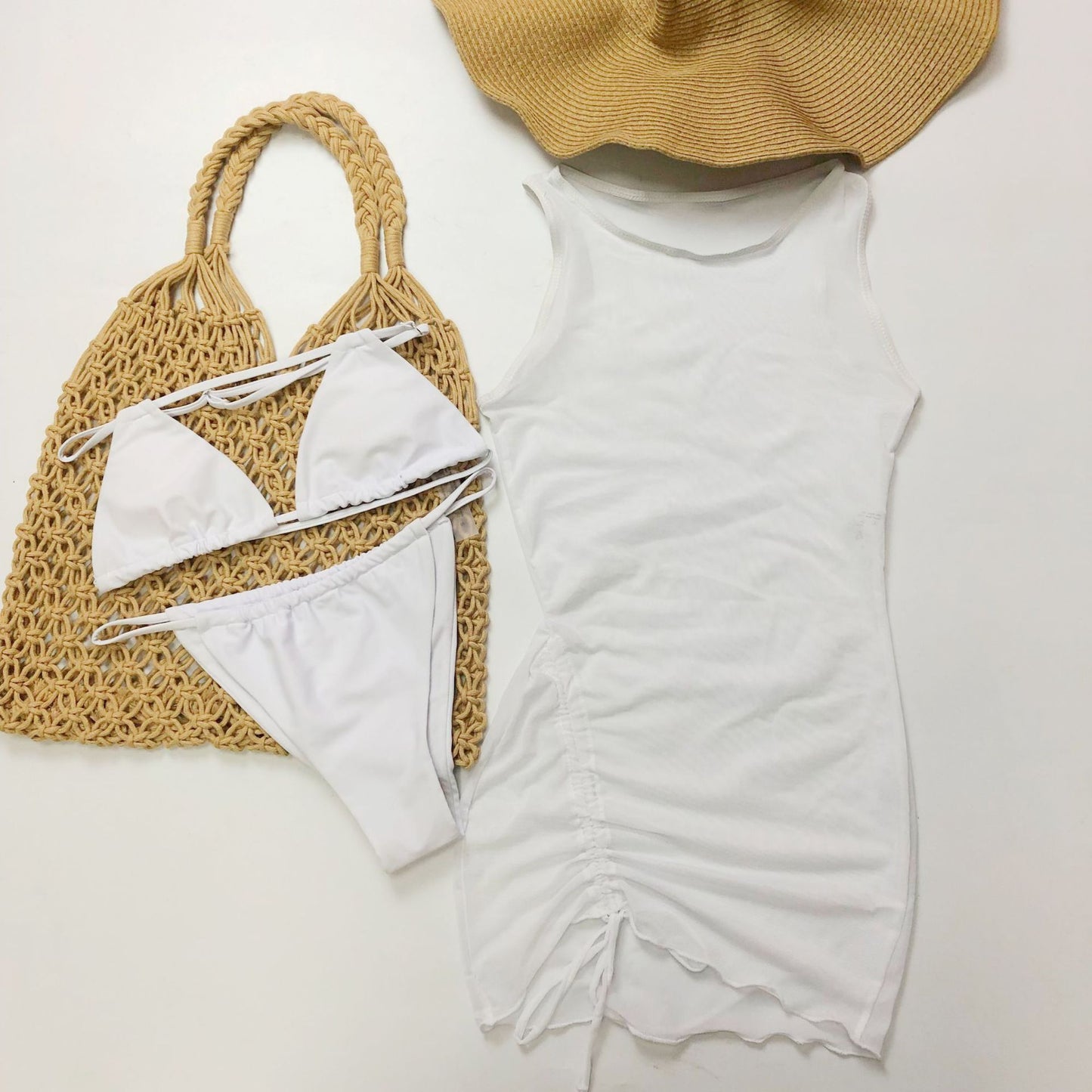White Three-Piece Set