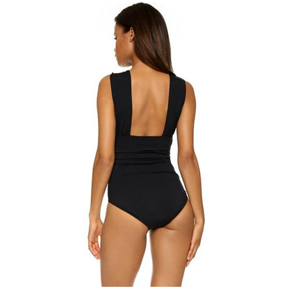 Bikini Sexy Deep V Plunge Cross One Piece Swimsuit Swimwear Swimsuit