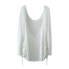 Spring And Summer Amazon New Knit Strap Halter Top Sexy Loose Vest Dress GoodMe